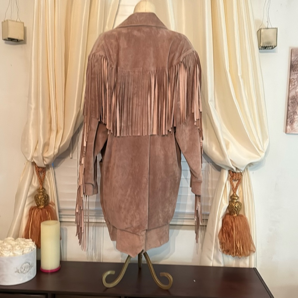 j.j. Coyote Design Vintage Western Fringe Coat